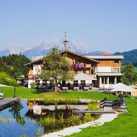Hotel Chalets Grosslehen Fieberbrunn Buitenkant foto