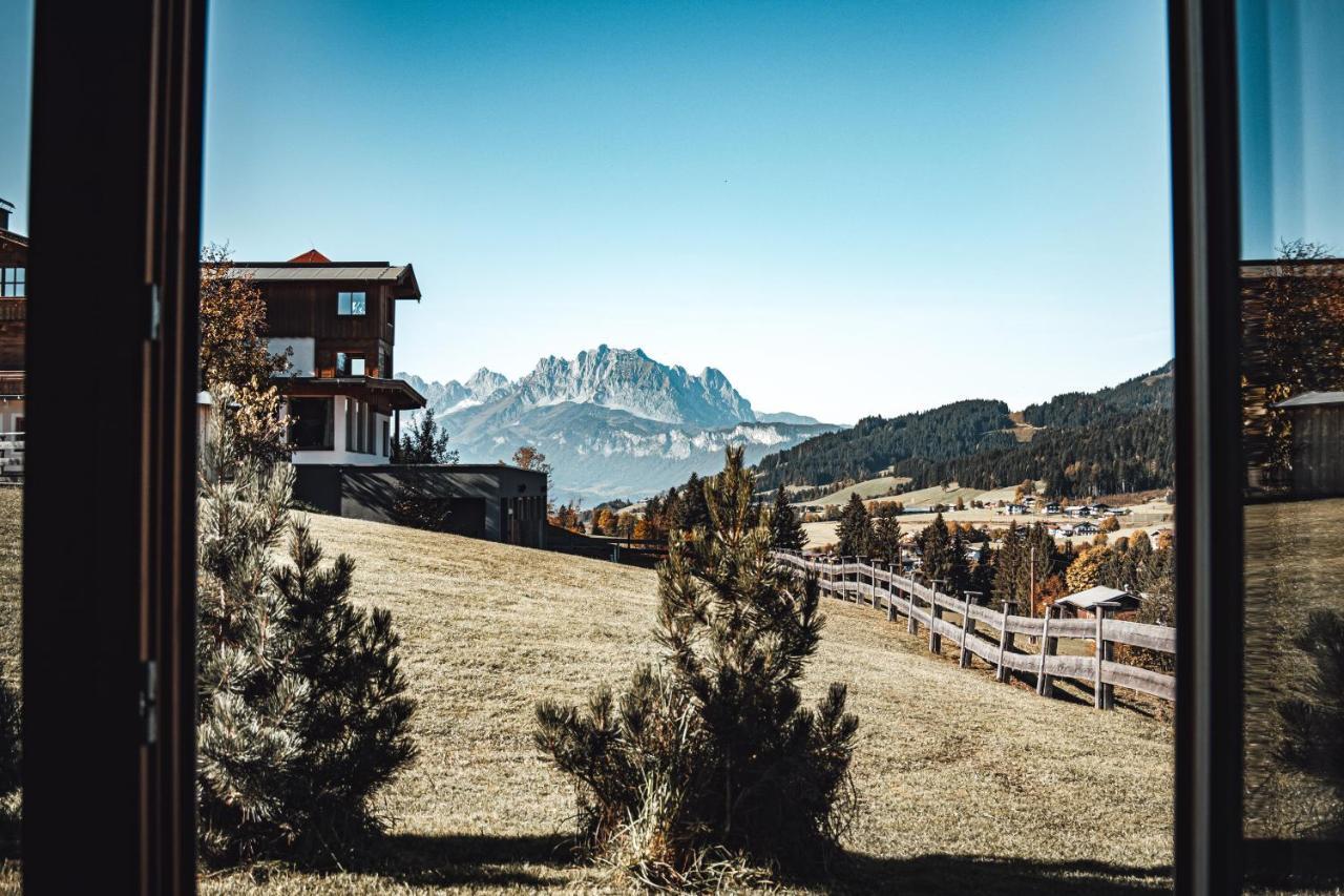 Hotel Chalets Grosslehen Fieberbrunn Buitenkant foto