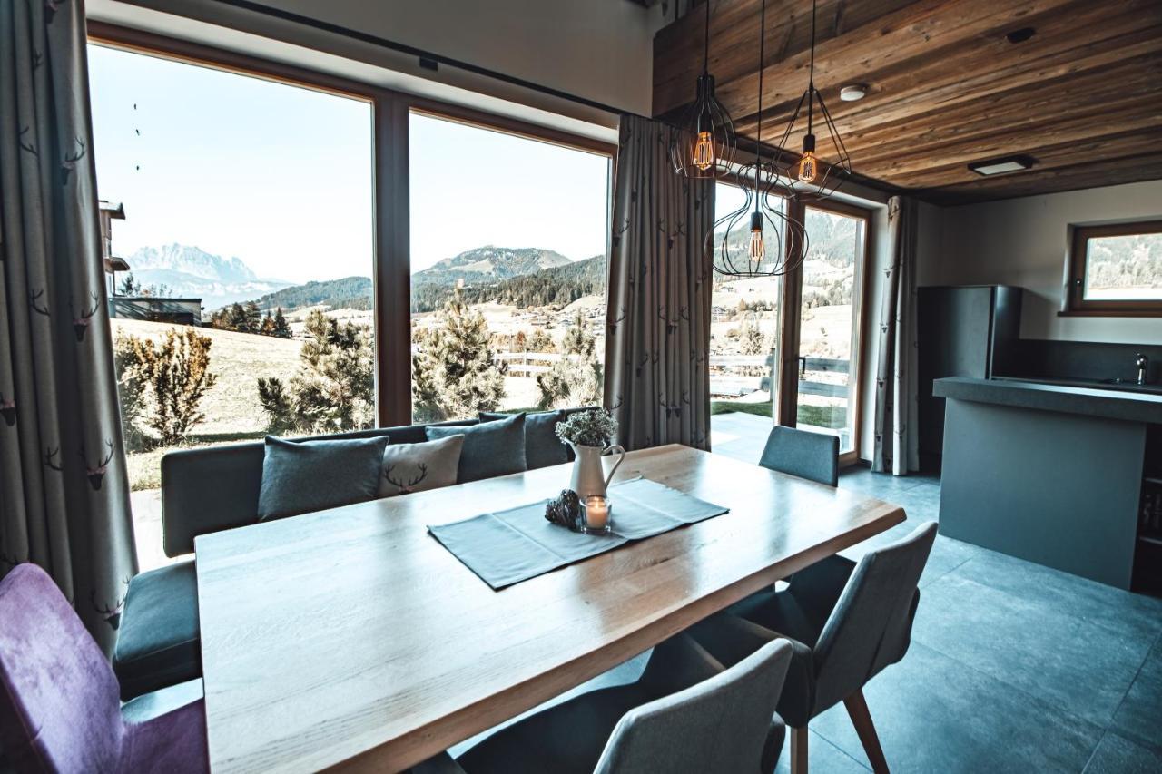 Hotel Chalets Grosslehen Fieberbrunn Buitenkant foto