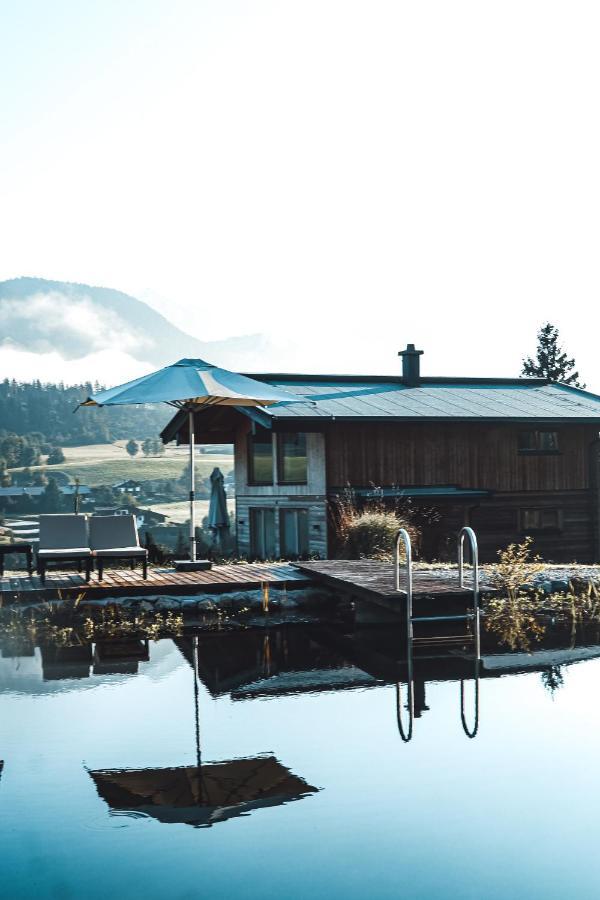 Hotel Chalets Grosslehen Fieberbrunn Buitenkant foto